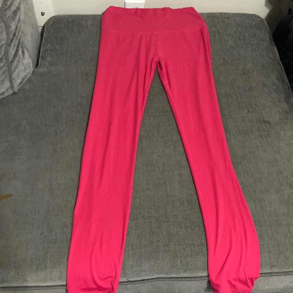 NWOT One size fits most Hot Pink Leggings